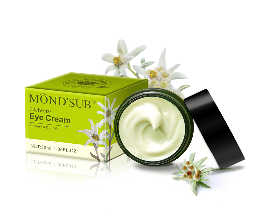 雪絨花嬌嫩美眼霜白底圖2