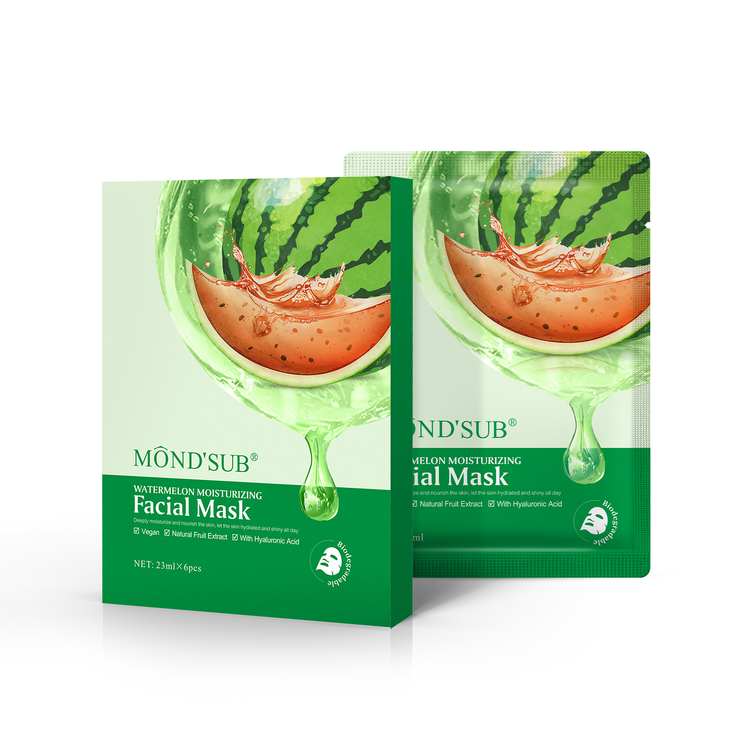 可降解面膜西瓜