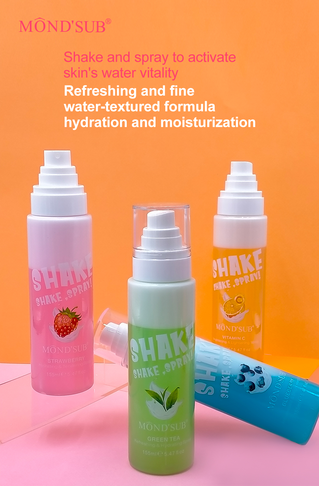 旭妝奶蓋噴霧加工